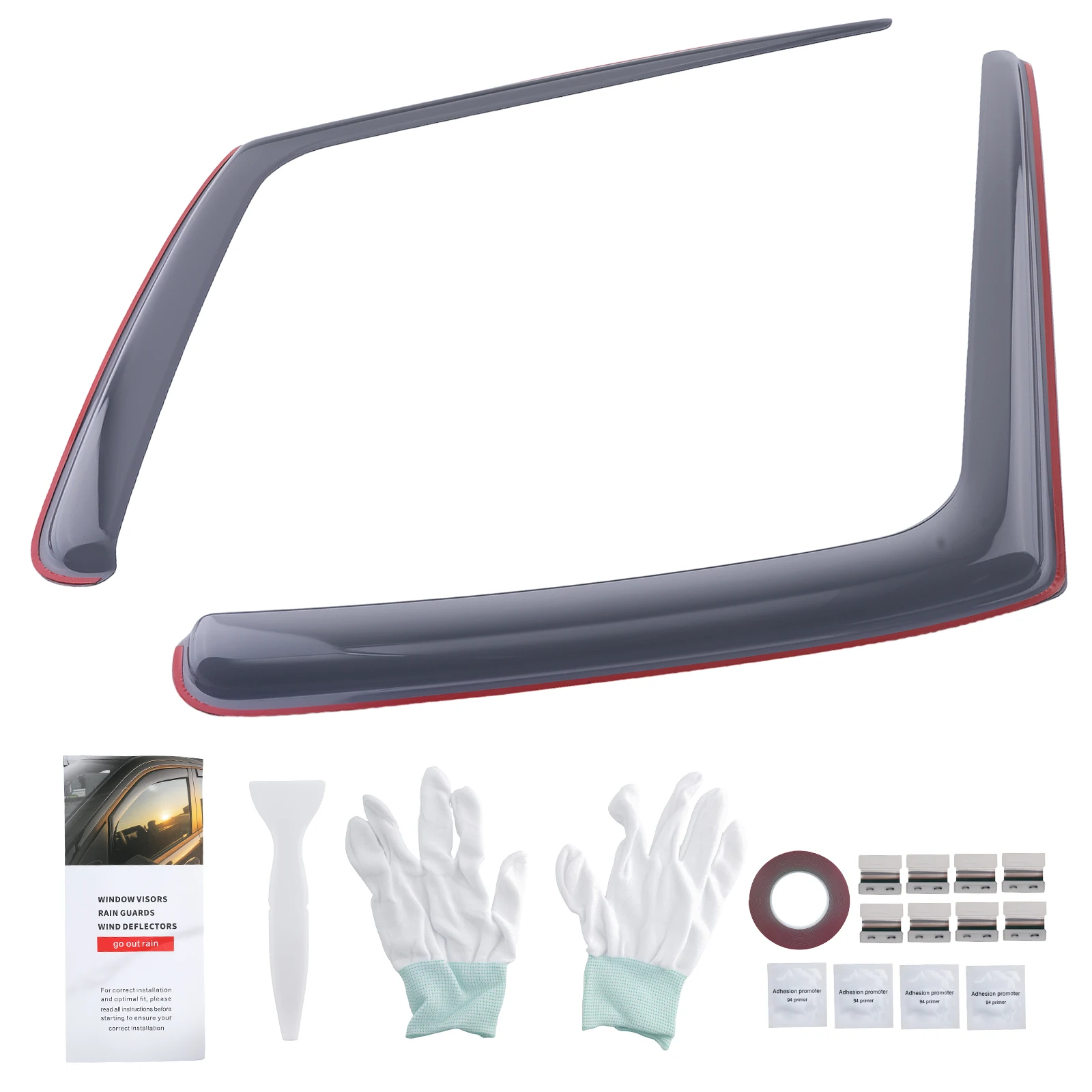 

2PC Window Rain Deflectors for Mercedes Sprinter 2018-UP Wind Guards