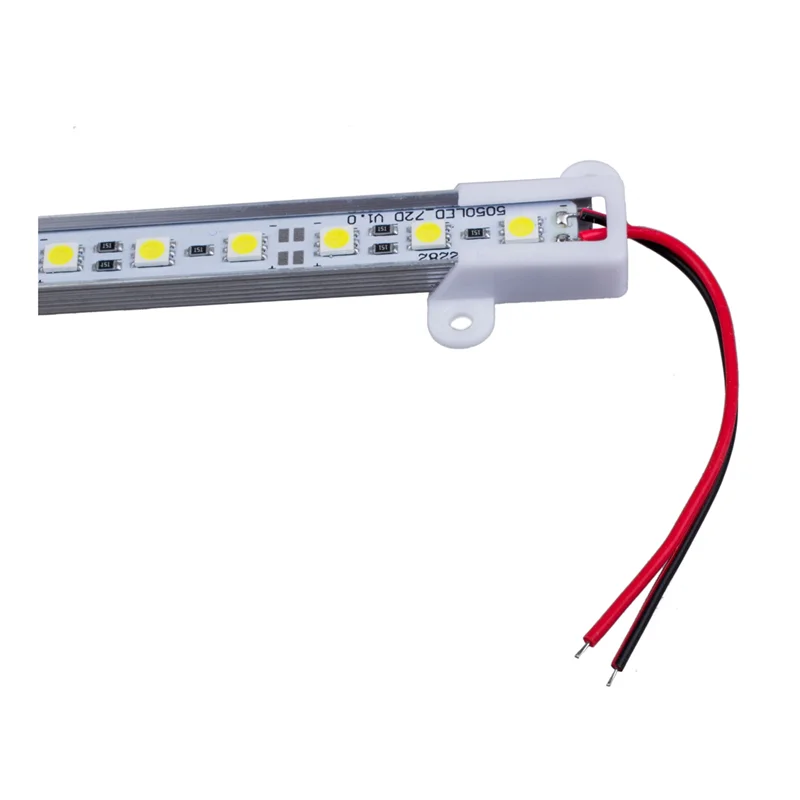 LICE-3 Pcs 50CM 5050 SMD 36 LED Day White Aluminium Rigid Strip Bar Light Lamp