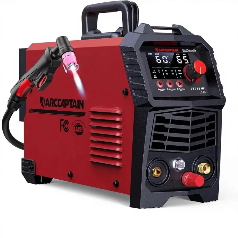CUT60 US Standard 60A Non-Touch Plasma Cutter Large LED Display For Plate/Metal Cutting Rust Removal Air Pressure