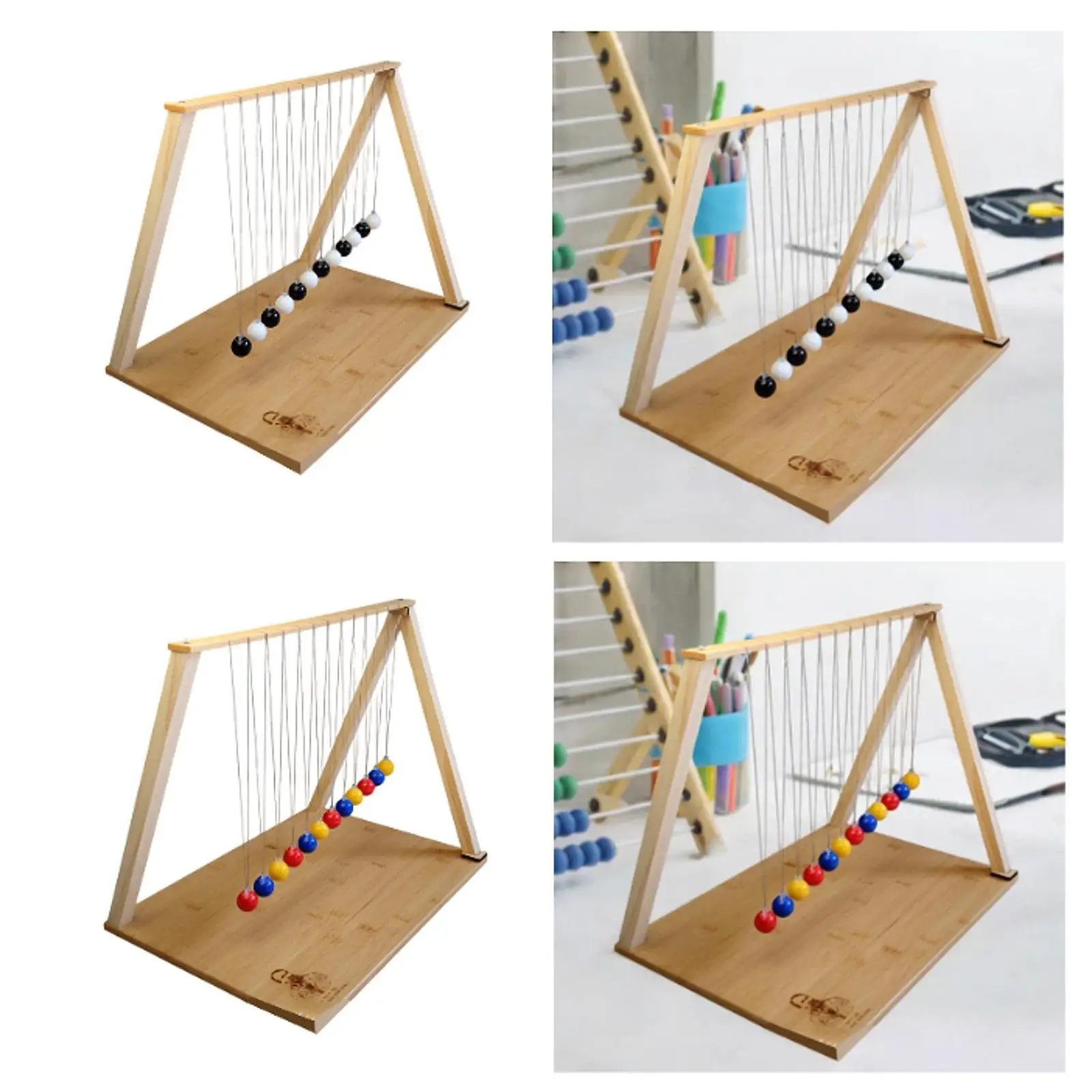 

Newtons Cradle Pendulum Balls Single Pendulum Wave Device Fantastic Movement for Home Ornament Holiday Birthday Gift Room Decor