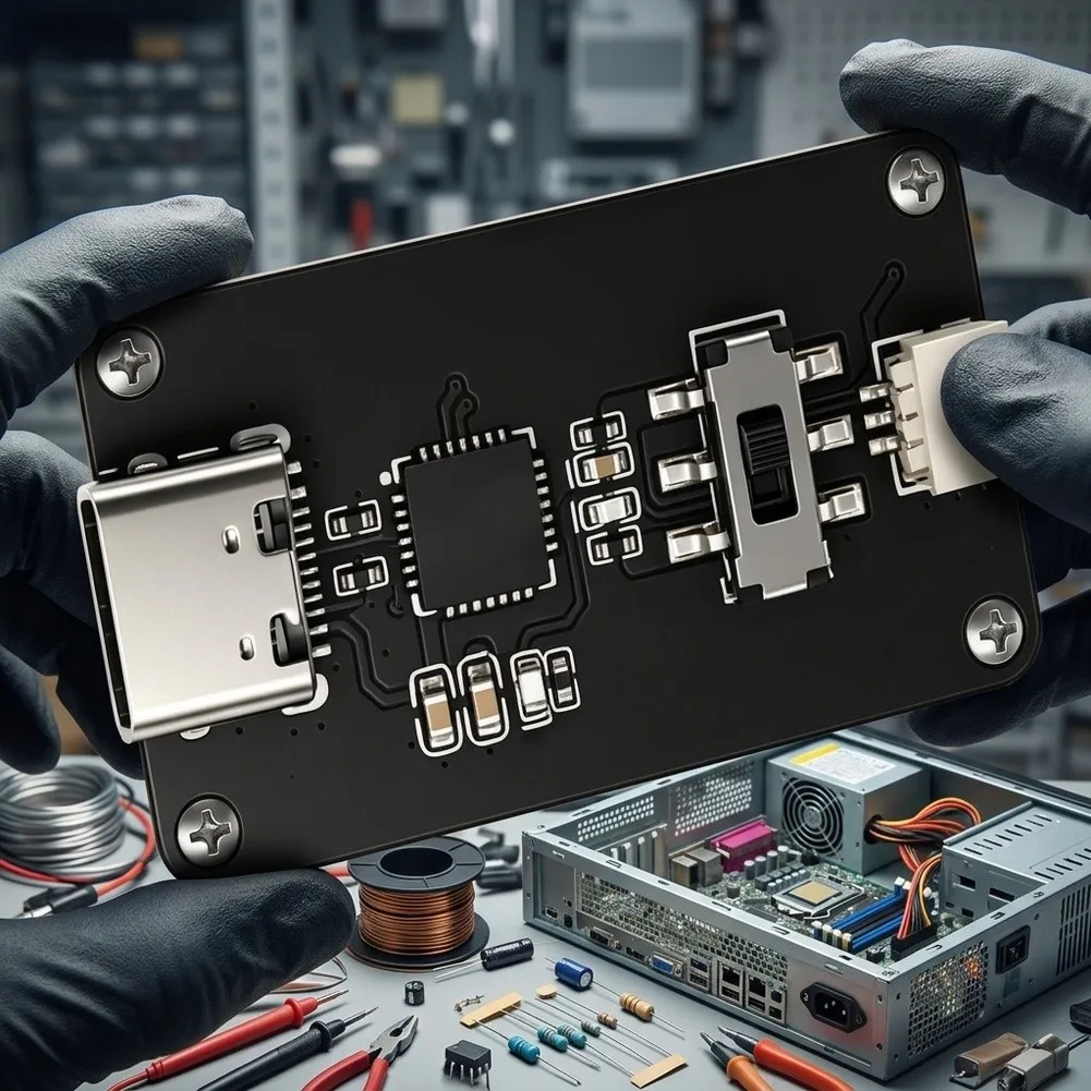 Type‑C Motherboard Diagnostic Test Module, AI Analyzer Circuit Detector, Professional Troubleshooting Accessory For Computer