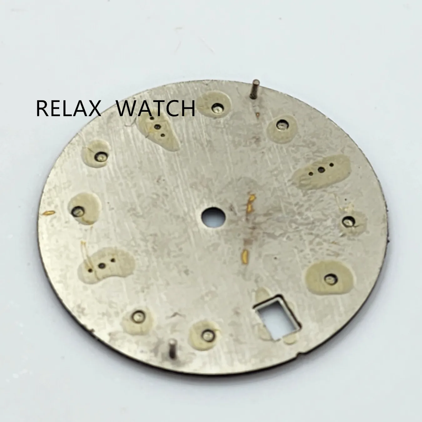 日本の自動ムーブメント,発光素材,3つのロッククラウン,緑色,28.5mm