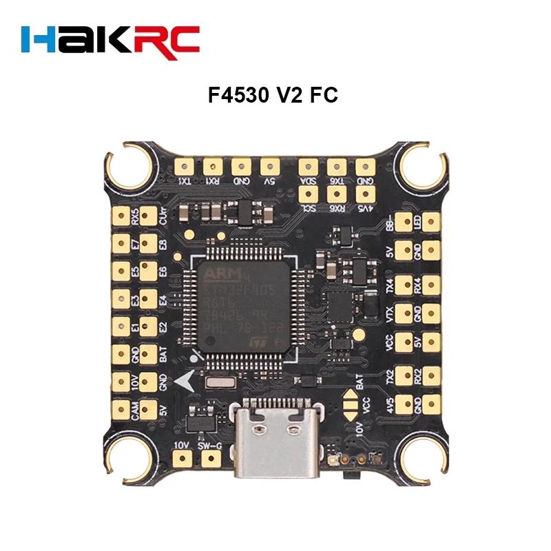 HAKRC Betaflight F4530D 3-6S Dual BEC Built-in OSD DSHOT600 40A 2-6S DSHOT1200 60A F405 FC Stack FPV Racing Drone