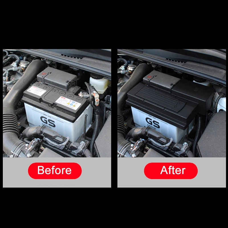 For Toyota Corolla E210 2019 2020 2021 2022 2023 2024 2025 ABS Car Battery Negative Cover Waterproof Mat Accessories