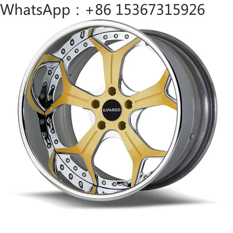 17-24 Inch Two Piece Forged Racing Alloy Wheel Rims Custom Specs Passenger Car Aftermarket Modified Wheels