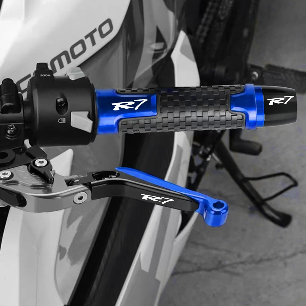 Universal For YAMAHA YZFR7 YZF-R7 YZF R7 2021 2022 2023 2024 Motorcycle Handlebar Grips Bar Ends Cap Counterweight Plug Slide