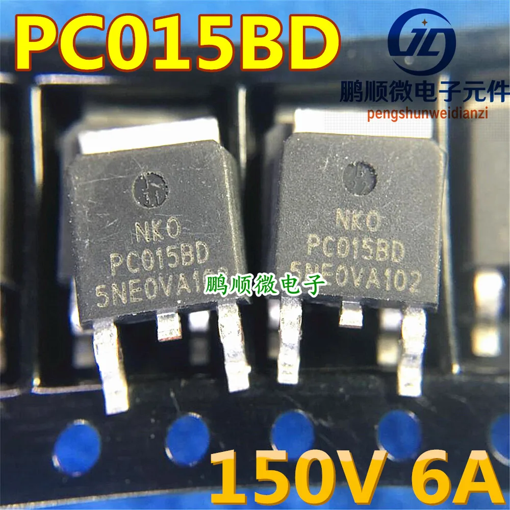 20 stücke original neuer neuer pc015bd zu-252 n-Kanal 150v 6a mos Felde ffekt transistor