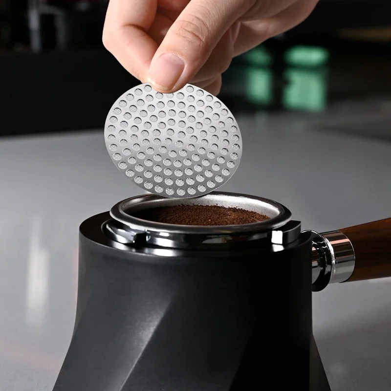 

Stainless Steel Coffee Puck Screen 51/53/58mm High Quality Reusable Coffee Puck Screen Double Layer Coffee Filter Fine Mesh