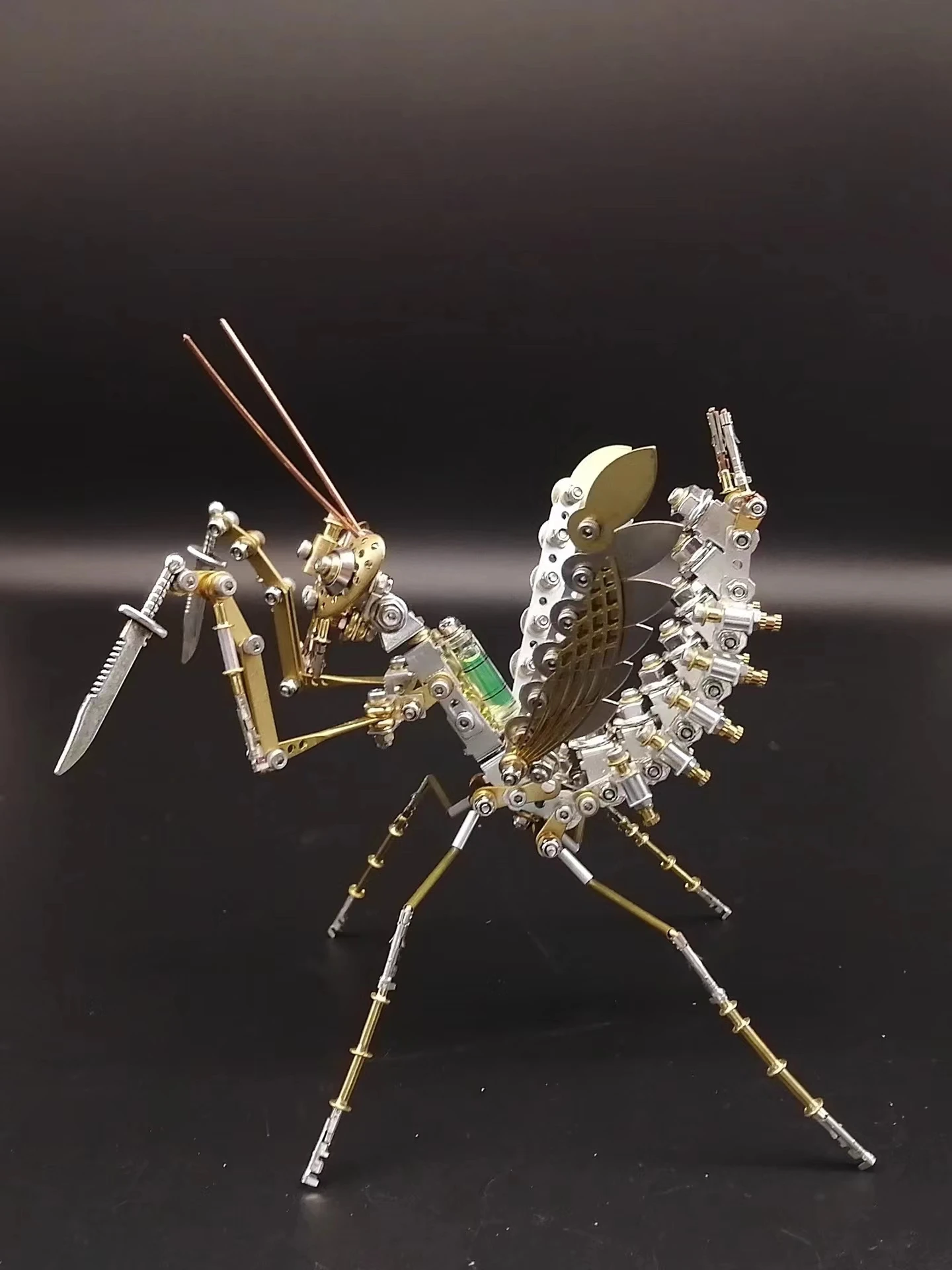 Escorpión/Mantis/modelo de ensamblaje de Metal mecánico 3D estereoscópico DIY rompecabezas artesanía artículo de decoración creativa juguete de regalo para niños