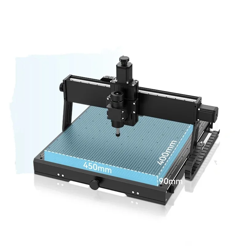 500W Spindle CNC Milling Router 4540 3 Axis Mini DIY Metal Engraving Device 450 400mm Work Size