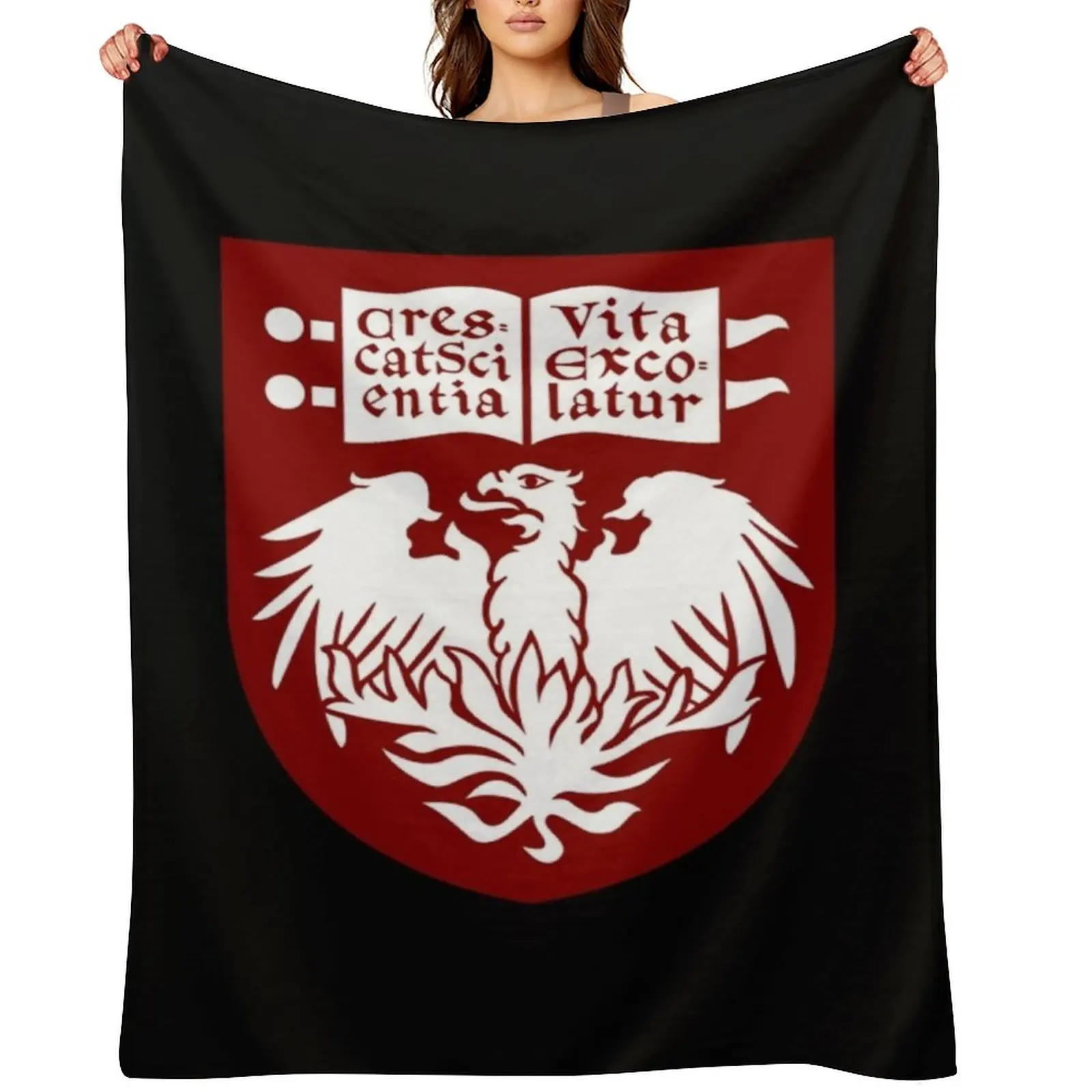 The University Of Chicago T-ShirtThe University of Chicago Throw Blanket Sofas funny gift for sofa Bed covers Blankets