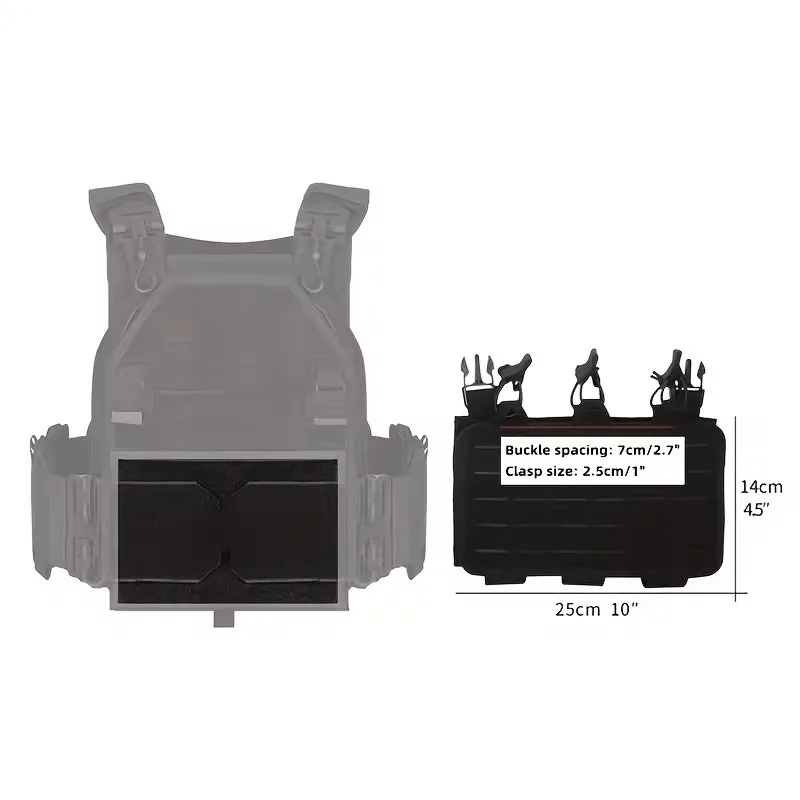 Nowa kamizelka bojowa 6094, szybka, odpinana, lekka, wycinana laserowo kamizelka taktyczna, czarna, do przenoszenia kamizelka taktyczna wojskowa