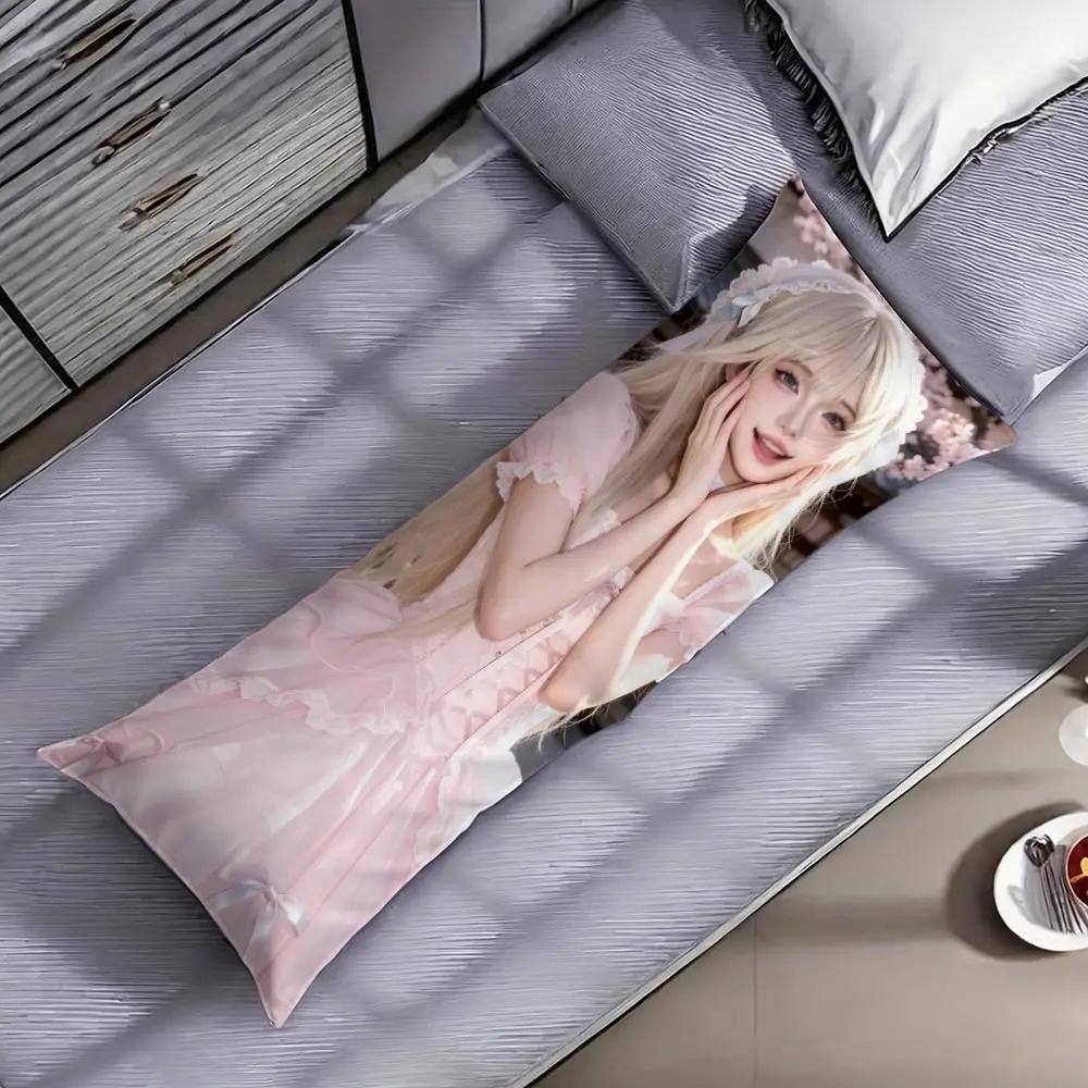1pc Custom Image Print Long Body Pillow Maternity Full Length Support Sleeping Pillow For Pregnant Women Comfort Sleep Cushion