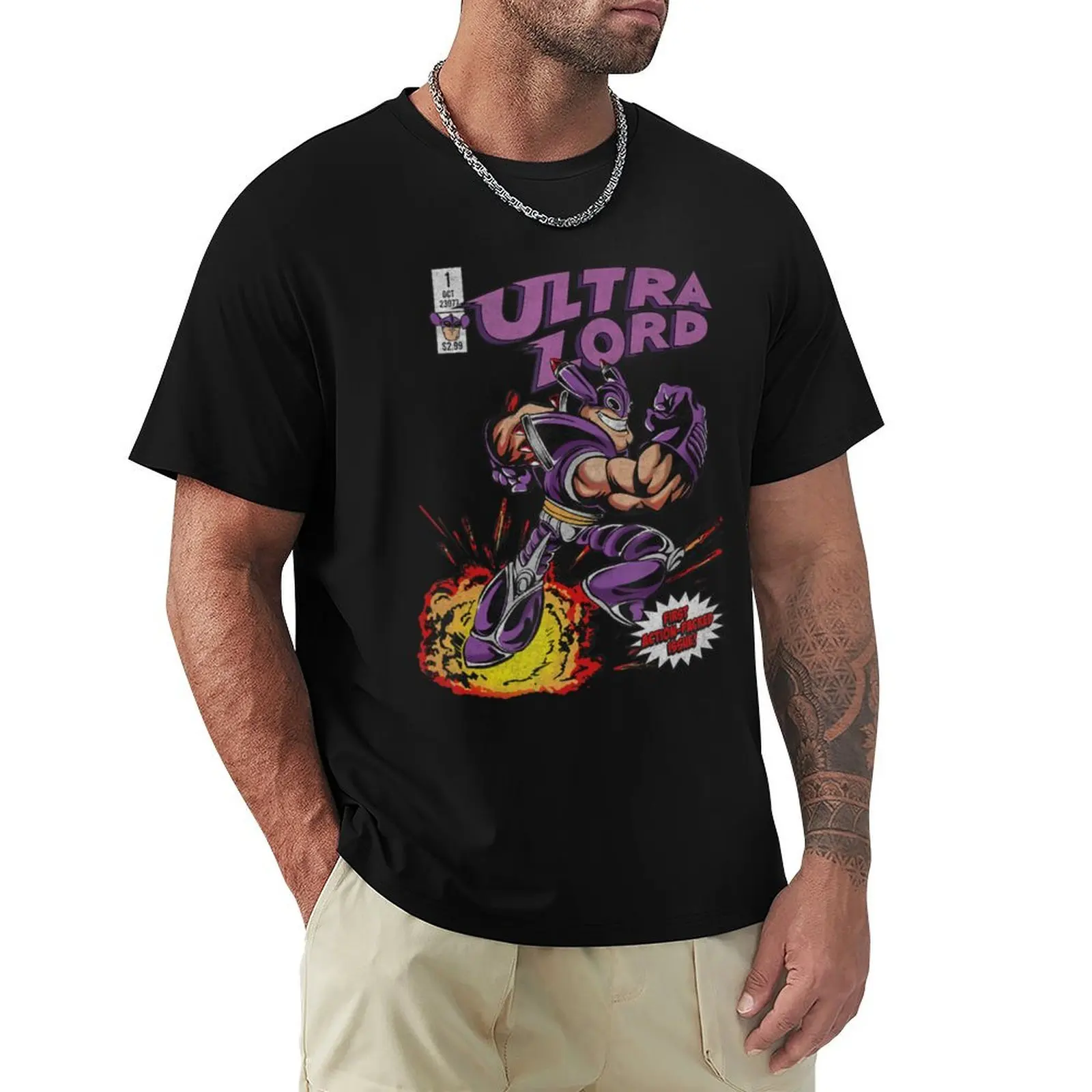 Camiseta Nickelodeon The Adventures Of Jimmy Neutron Ultra Lord, camiseta simples para trabalho