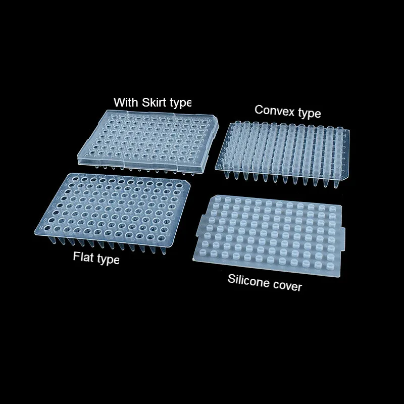 PCR Plate 96-well PCR Plate Silicone Seal Transparet PCR Tubes 0.2ml Non-sterile Sioicone Plate Buy Separately 10/PK