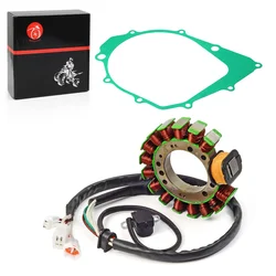 Yamaha Warrior 350 YFM350 1996-2001 Big Bear 350 1995-1997 Kodiak 400 1993-1998 3HN-85510-10-00 3GD-15451 용 개스킷이있는 고정자