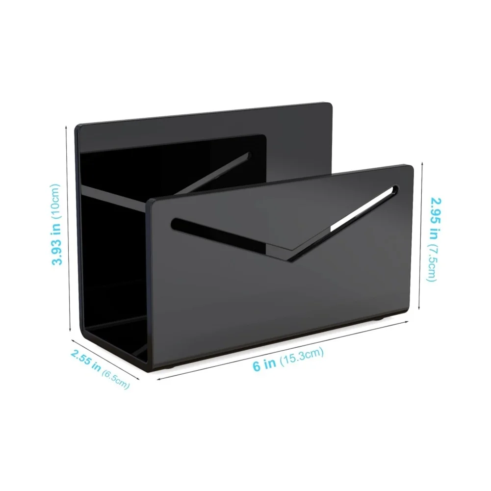 

Envelope Organizer Acrylic Mail Sorter Compact Transparent Design for Home and Office Use to Keep Letters Tidy