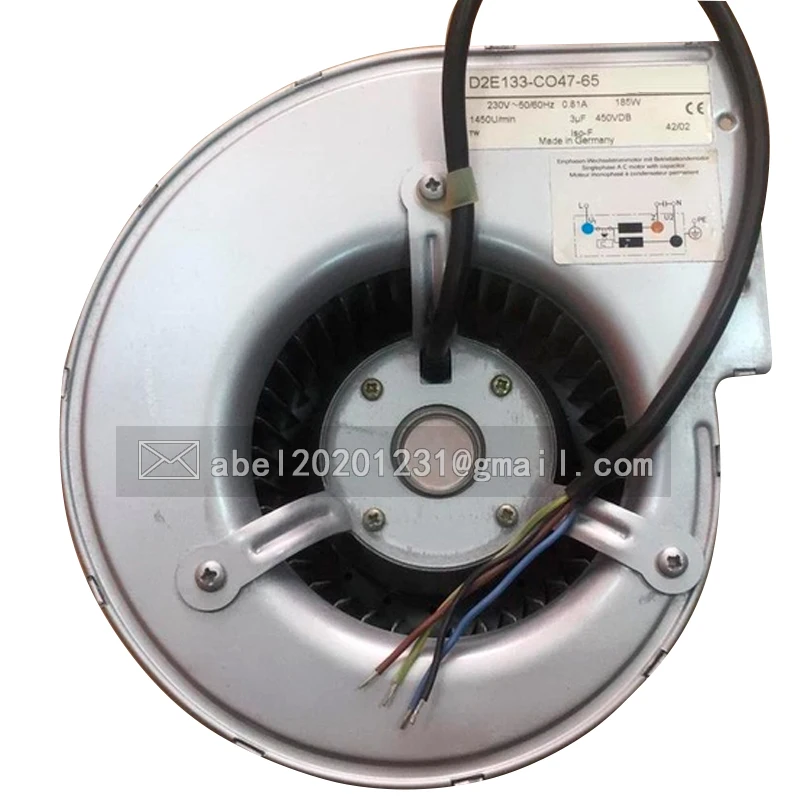 

BRAND NEW D2E133-CO47-65 AC 230V 50/60HZ 0.81A 185W Centrifugal COOLING FAN COOLER