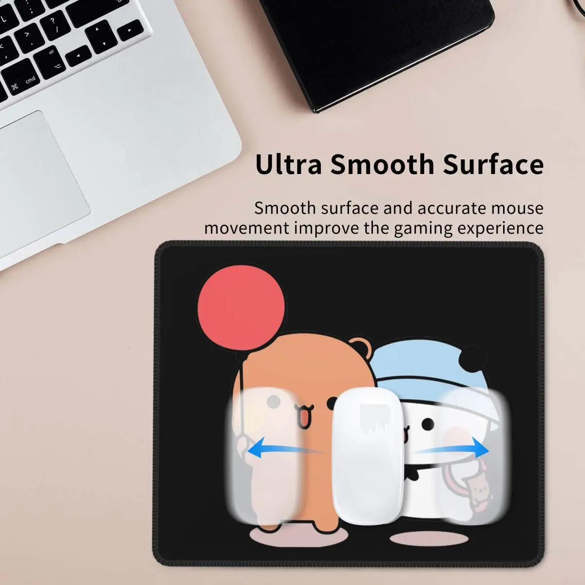 Multi-size Mouse Pad Bear And Panda Bubu Dudu Balloon Gamer PC Laptop Mats Keyboard Carpet Computer GamingAccessories Desk Mat