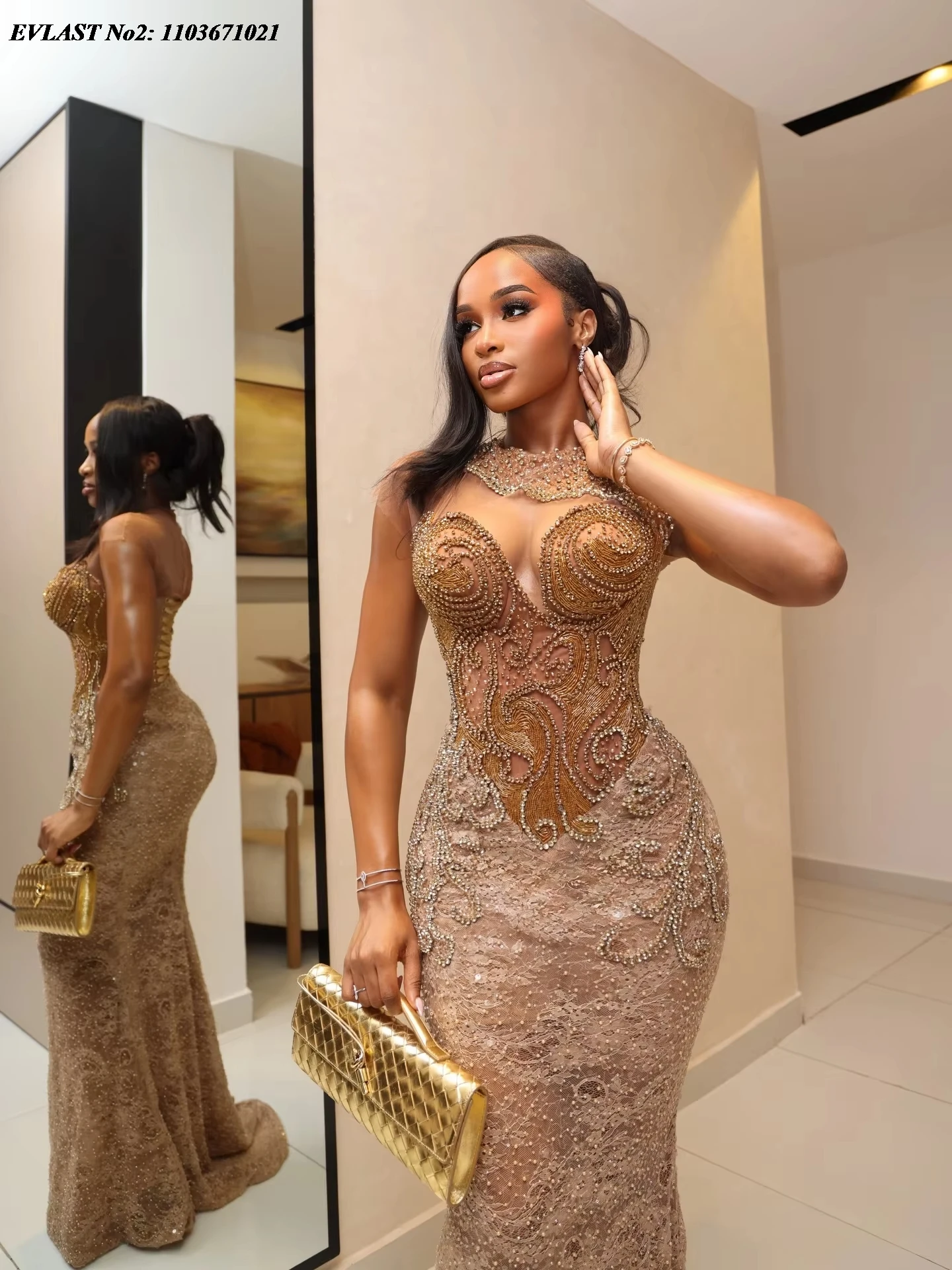 EVLAST Customized Aso Ebi Bead - Embroidery Glass Beads 评论和价格