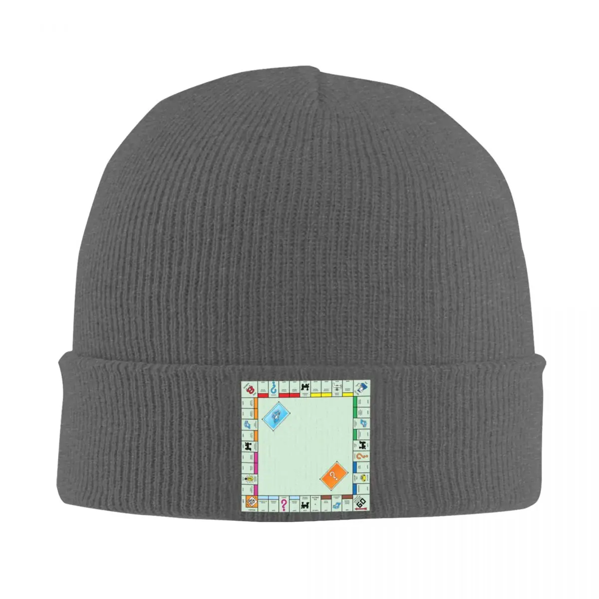 Board Game Board- Monopoly Warm Knitted Cap Hip Hop Bonnet Hat Autumn Winter Outdoor Beanies Hats for Men Women Adult