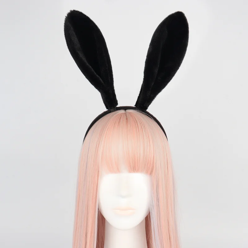 Sexy Rabbit Ears Headband para Meninas, Anime Headdress, Acessórios de Cabelo, JK Girl, Halloween Party, Cosplay Props, Hairpin, Hair Hoop