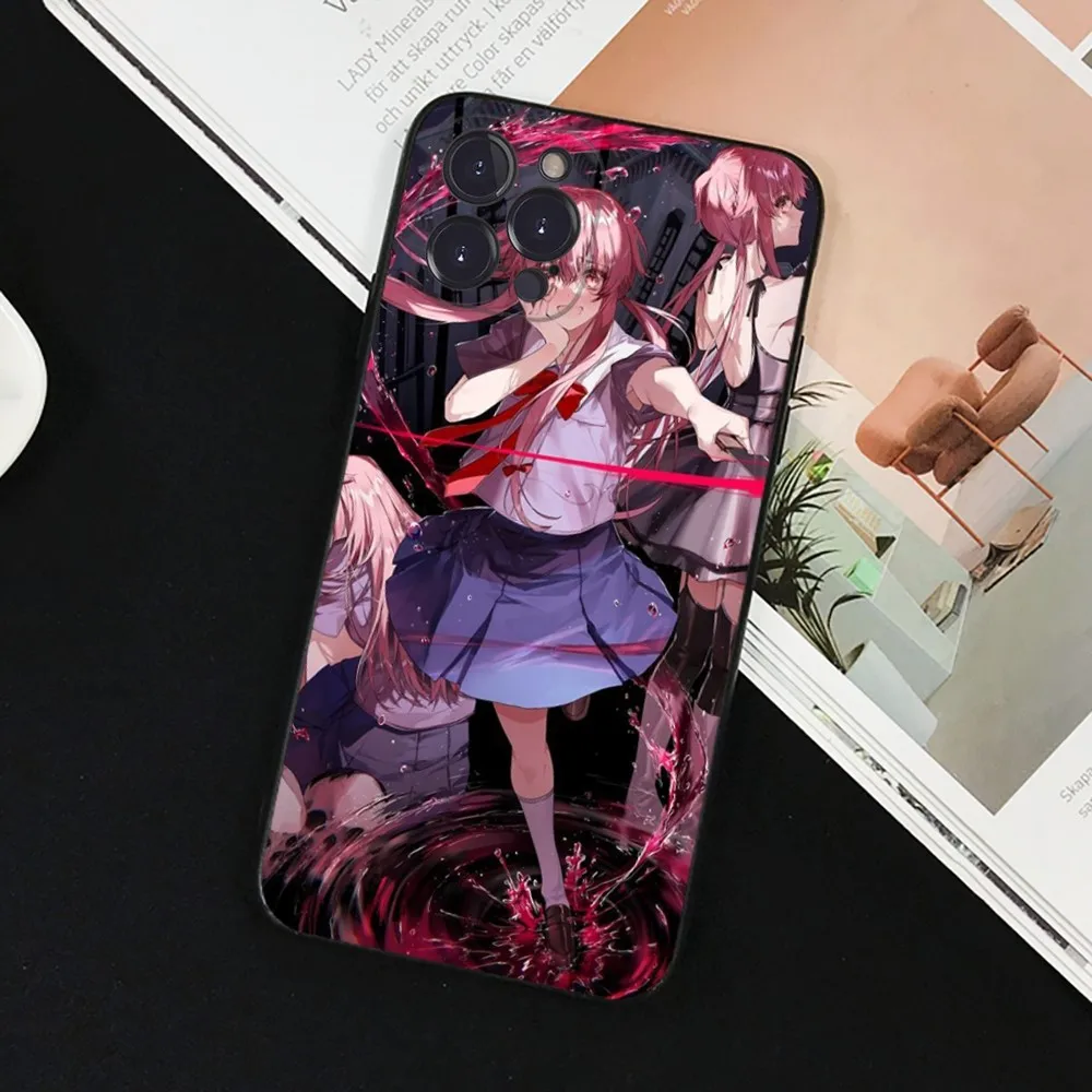 Future Diary Phone Case for iPhone 15 8 7 6 6S Plus X SE 2020 XR XS 14 11 12 13 Mini Pro Max Mobile Case