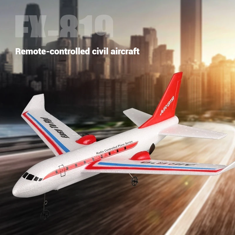 

New Remote Control Aircraft Civil Aviation Airliner Fixed Wing Glider Foam Material Fall Resistant Electric Aircraft Model Toys