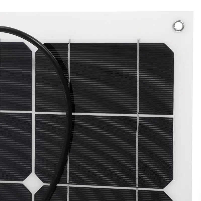 150W 18V Solar Panel Kit Complete PET Semi-flexible Monocrystalline Solar Board Home Outdoor DIY Battery Power with Controller