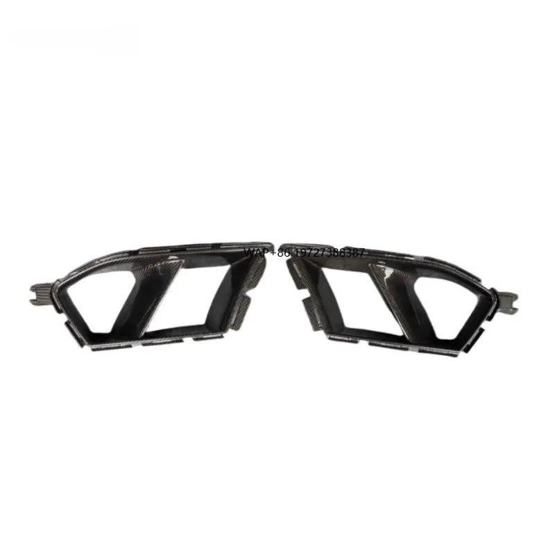 

High Quality Car Front Bumper Light Frame Decoration Suitable for M3 M4 G80 G82 Dry Carbon Fiber Front Bumper air Vent