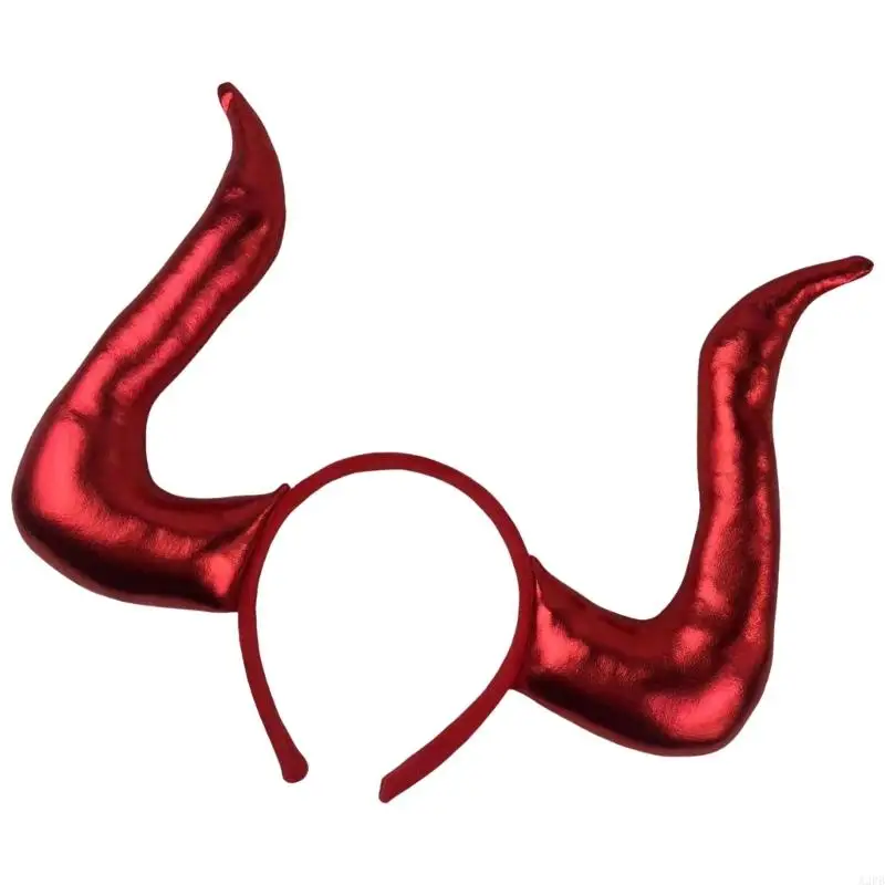 A3PB Kinder Rinder Haarband Anime Cosplay Party Rinder Stirnband Tierhorn Animation Hair Hoop für Con Rollenspiele