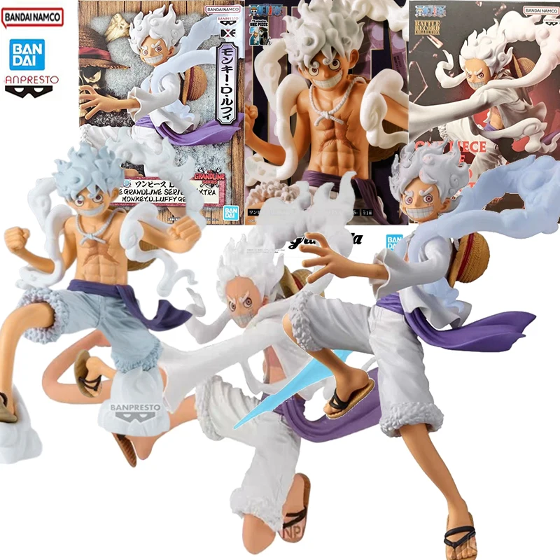 

In stock Bandai genuine glasses factory One Piece Grandista fifth gear Nika Luffy new genuine hand-made anime doll model toy