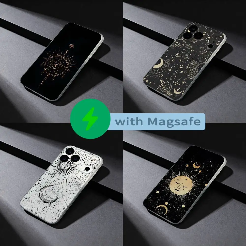 

Witches Moon Tarot Mystery Totem Phone Case For iPhone 17,16,15,14,13,12,X,XS,Pro,Max,Plus,E,Air,Mini with Magsafe Magnetic