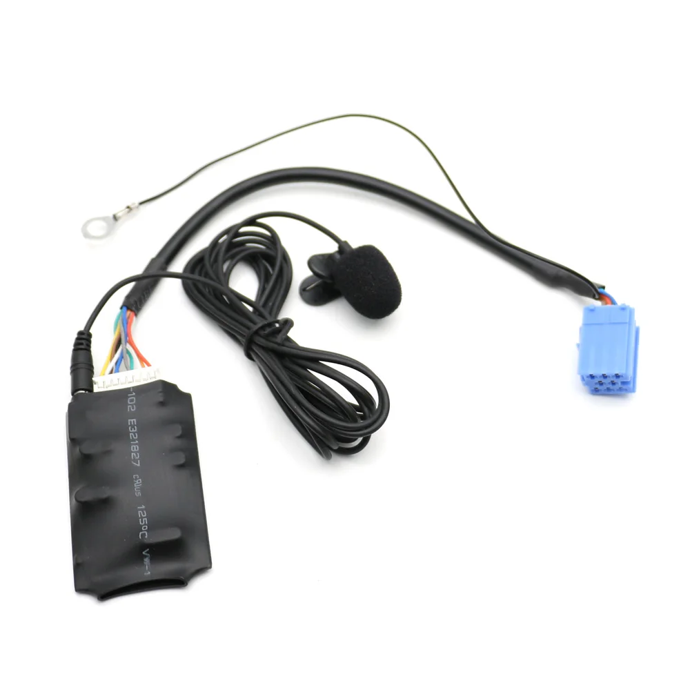 Handsfree Bluetooth Audio 8pin Mini-ISO voor AUDI: Koor 2, Concert 2, Symfonie 1/2, Navigatie Plus 1/2, RNS-D - VW: MCD, MFD, Gamma 5