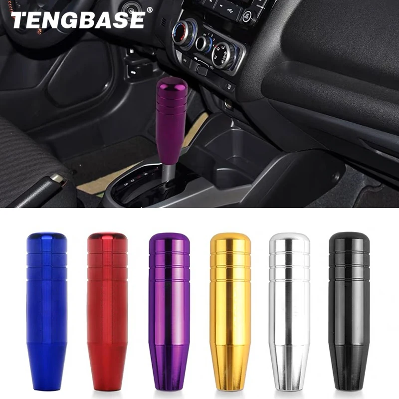 

Car Accessory Universal Aluminum 13cm Extended Manual Transmission Gear Shift Lever Knob Interior Replacement Parts