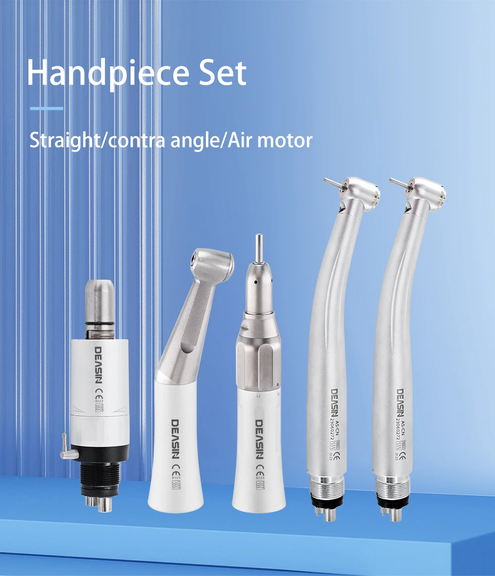 Zahnärztliche Handstück-Sets für Studenten: Dental 2 MAX LED Hochgeschwindigkeits- und FX Niedriggeschwindigkeits-Handstück-Sets mit 2/4 Anschlüssen – Detail 1