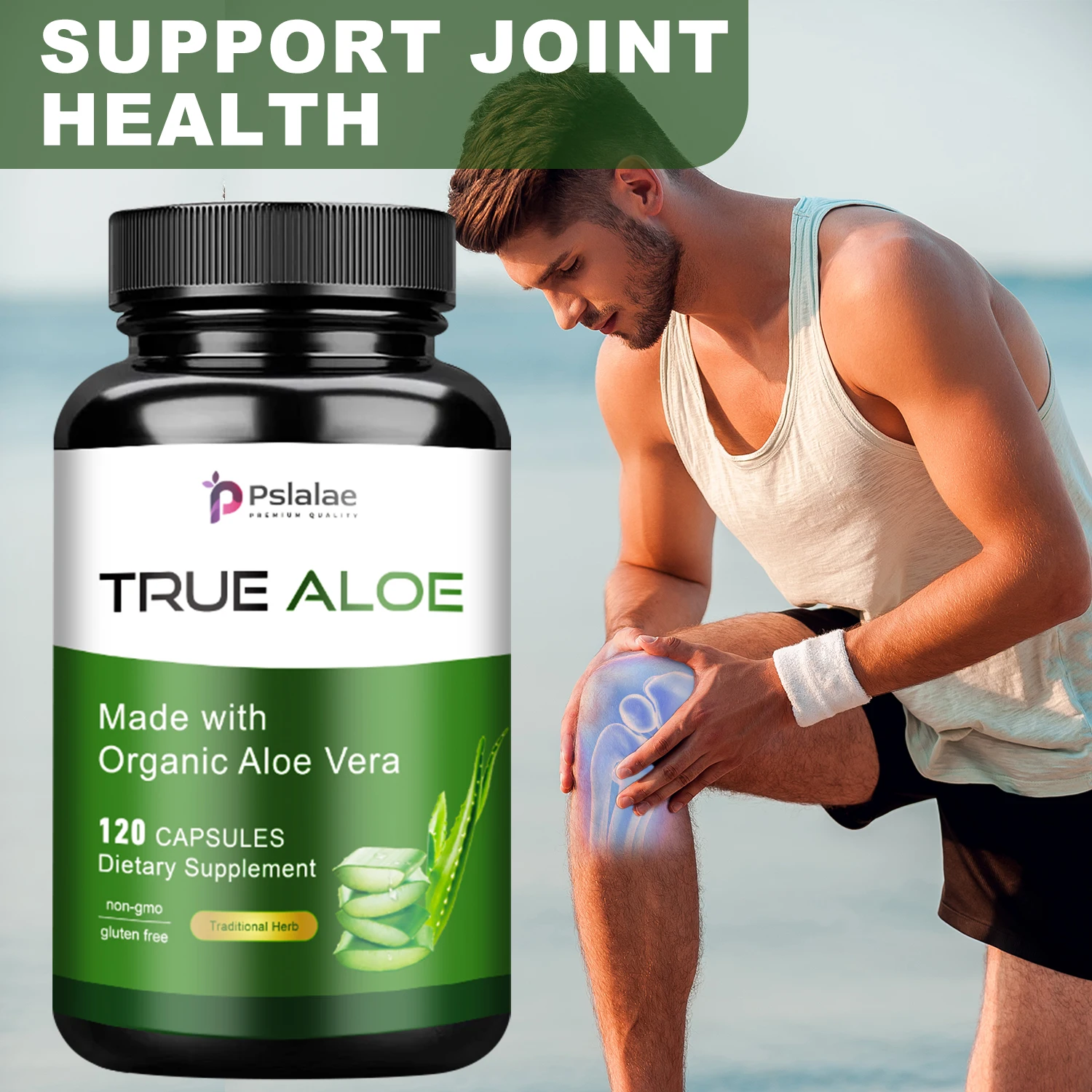 

True Aloe - Increases Nutrient Potency, Suppresses Appetite, Promotes Intestinal Motility, Improves Digestion, Boosts Immunity