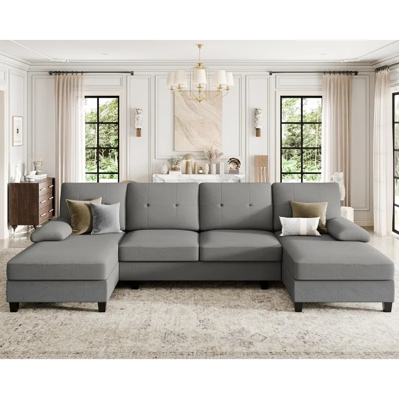 Sectional Couches for Living Room, U Shaped Sectional Sofa Couch with 50.4