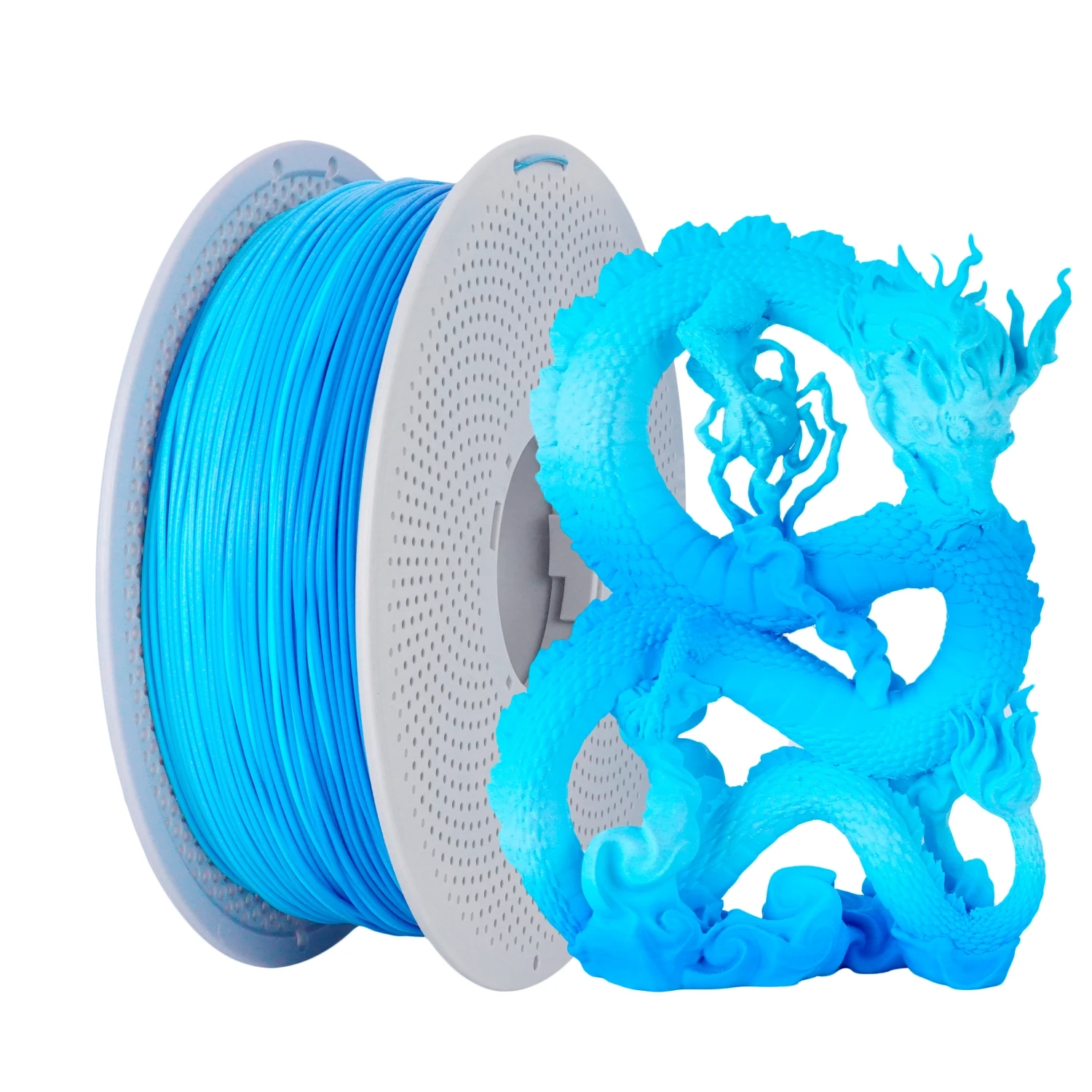 

Нить для изменения цвета, матовая градиентная радужная нить для 3D-принтера, быстрое изменение цвета длины PLA, катушка 1 кг/2,2 фунта, ледник