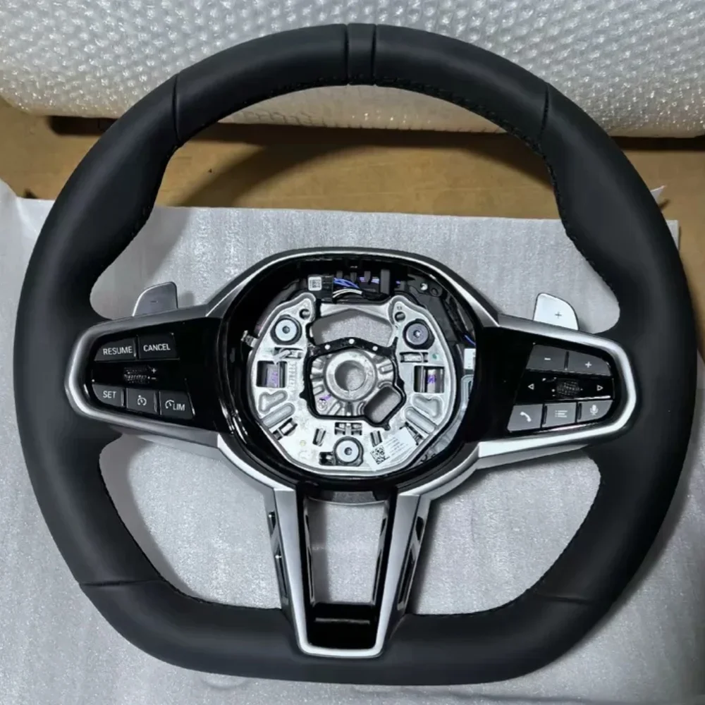 CS Steering Wheel For BMW M40i M340i M135i X3 X4 X5 X6 G02 G05 G06 G20 G21 G22 G26 G29 G80 G81 G82 G87 F40 F44 Leather Interior