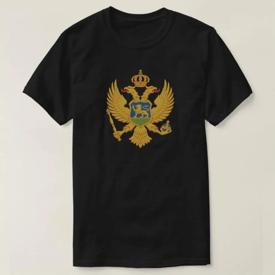 Montenegro Coat of Arms Men T-Shirt Short Sleeve Casual Cotton O-Neck Summer Harajuku Shirt