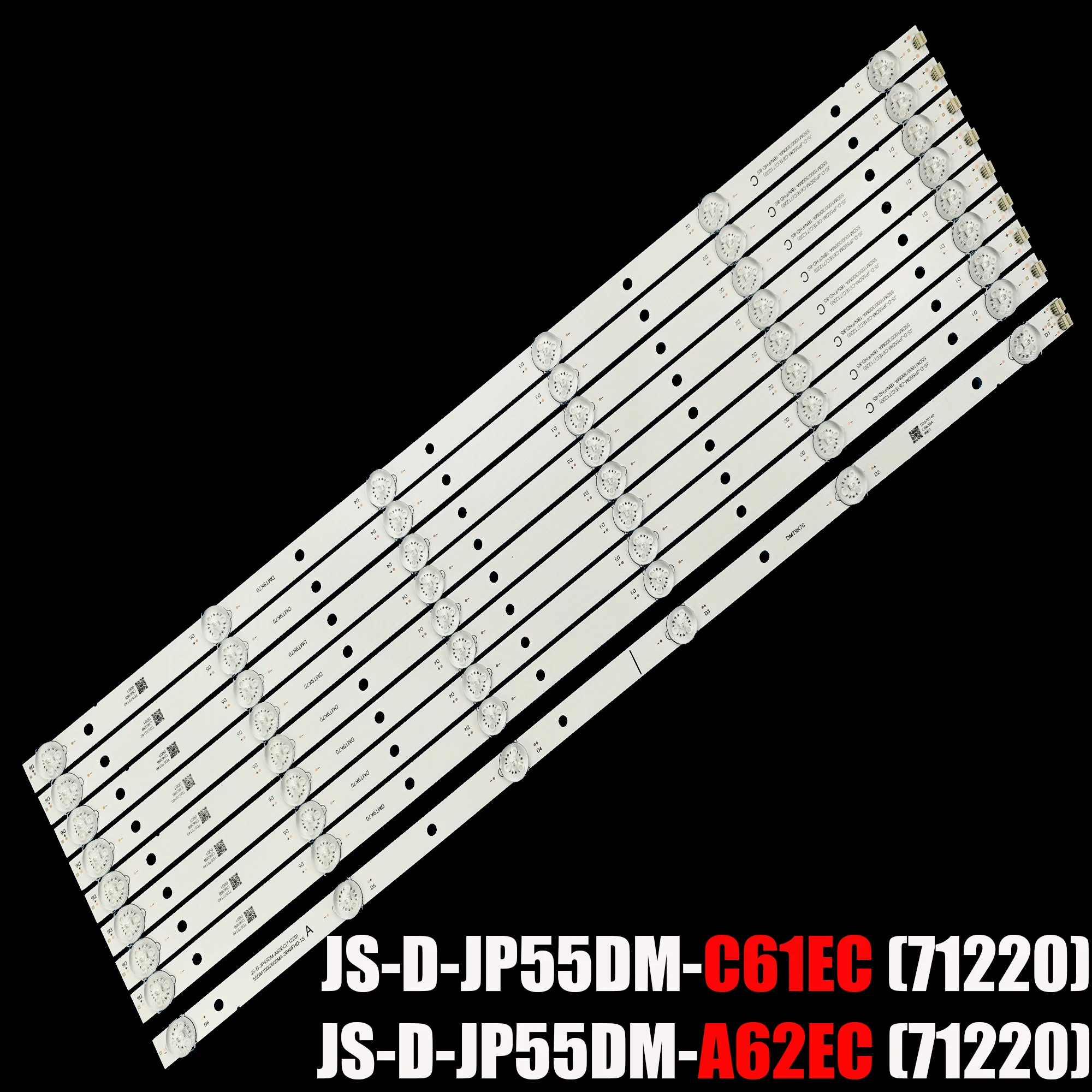 Tira CONDUZIDA Para ND55KS4000 JN UHD SMART JS-D-JP55DM-B51EC JS-D-JP55DM-A62EC 55DM1000/300MA-1BIN/FHD-8S 55DM1000/600MA-2BIN/FHD-1S