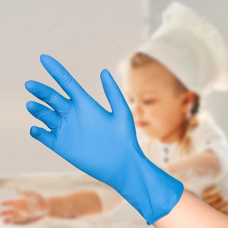 20/50PCS Nitrile Gloves Disposable  for 5-12 Years Kids Latex and Powder Free Gloves for Gardening Painting Cleaning Cooking DIY