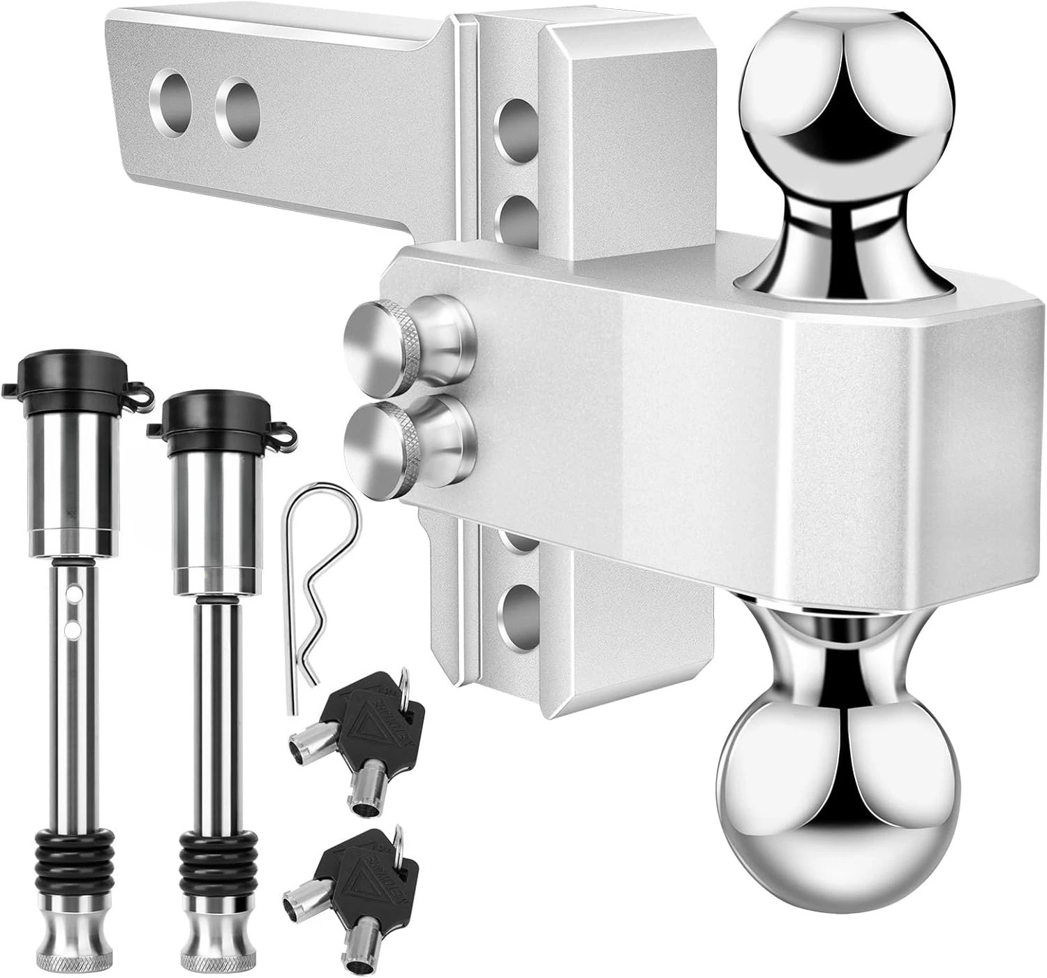 ข้อต่อพ่วงแบบปรับได้ - ข้อต่อพ่วงอะลูมิเนียมสำหรับตัวรับขนาด 2 นิ้ว - ข้อต่อพ่วงแบบ Heavy Duty พร้อมระบบยกขึ้น/ลง 4 นิ้ว · สินค้าใหม่ยอดนิยม