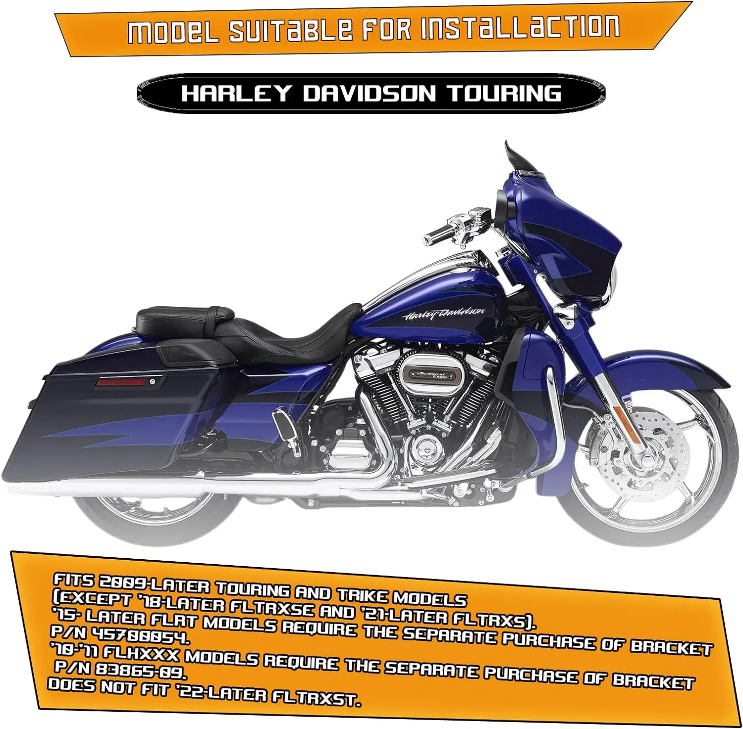 Customizable-Crash Bar Engine Guard Highway Bar for Hrley Davidson Touring Road Glide Road King Street Glide Electra Glide CVO