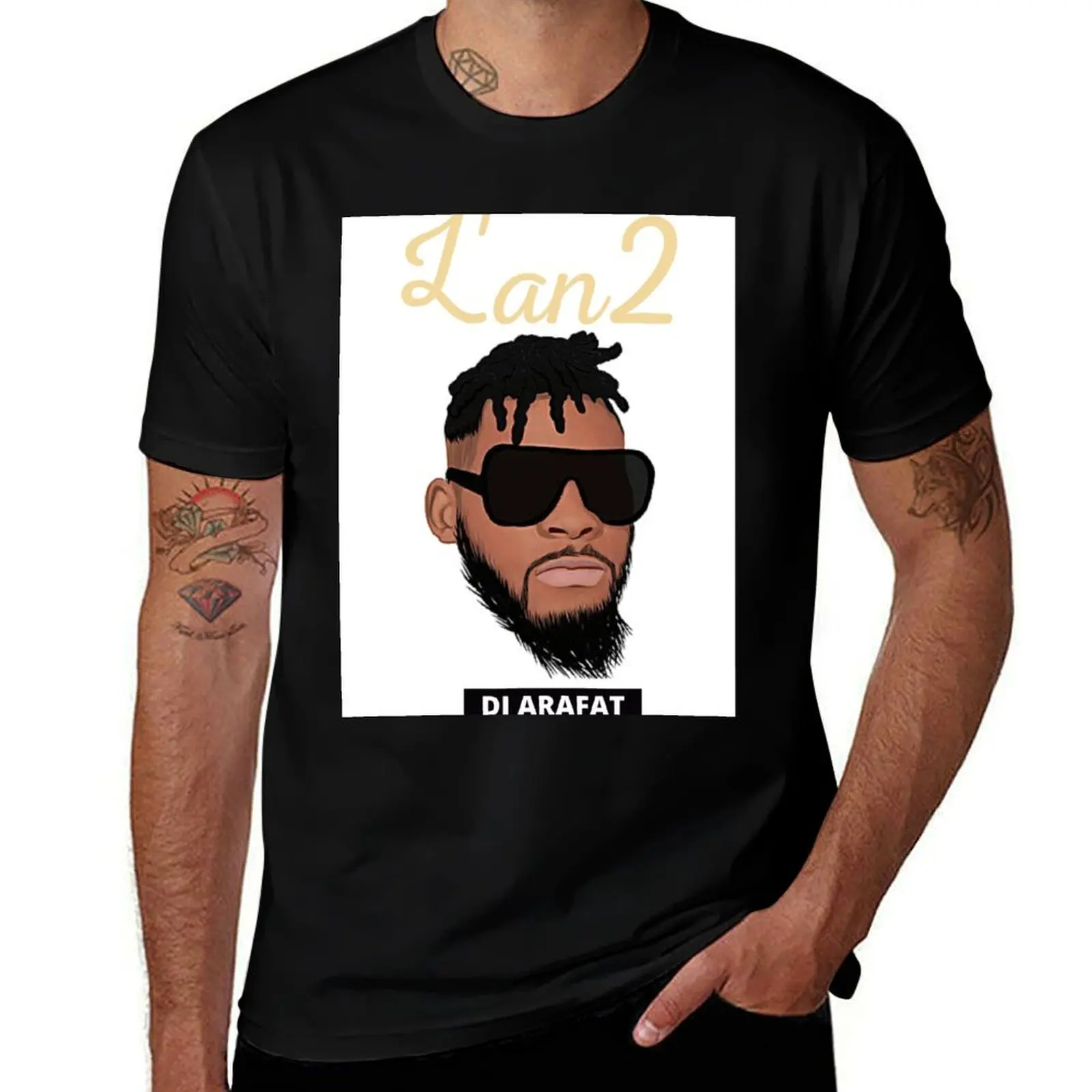 

ANNIVERSARY OF THE DEATH OF DJ ARAFAT T-Shirt Simple Graphic Design T-Shirt