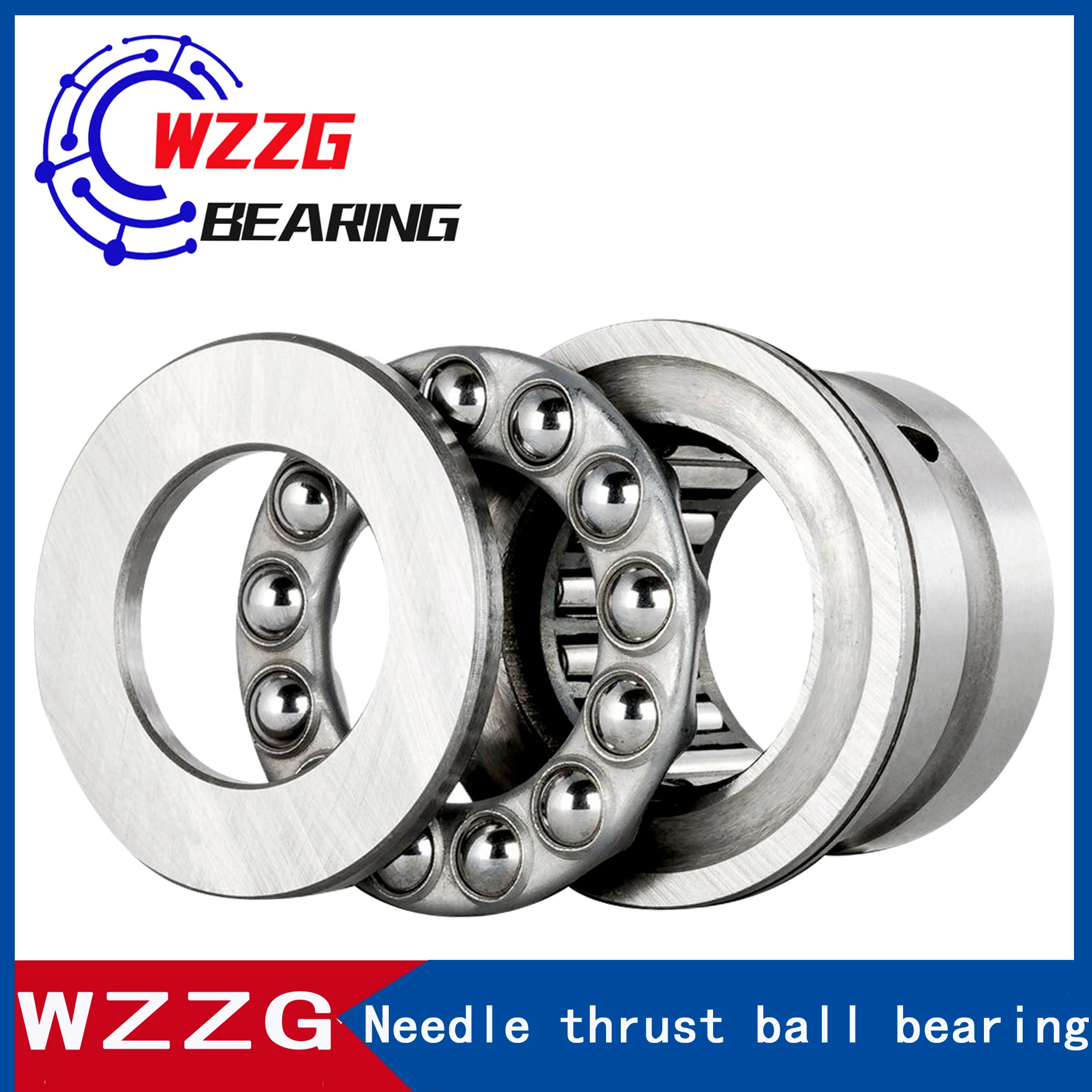 WZZG NKX60 NKX60Z composite bearing 60*72*40 mm (1 PC) radial needle thrust ball bearing mechanical bearing