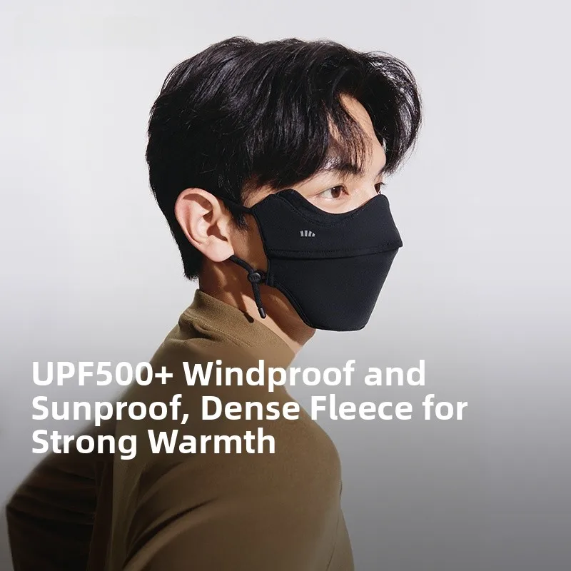 

Warm Breathable Fce Face Mask ex Sun Protection Windproof New Autumn Winter Cold Resistance Youth Nylon Fiber Long Rec...