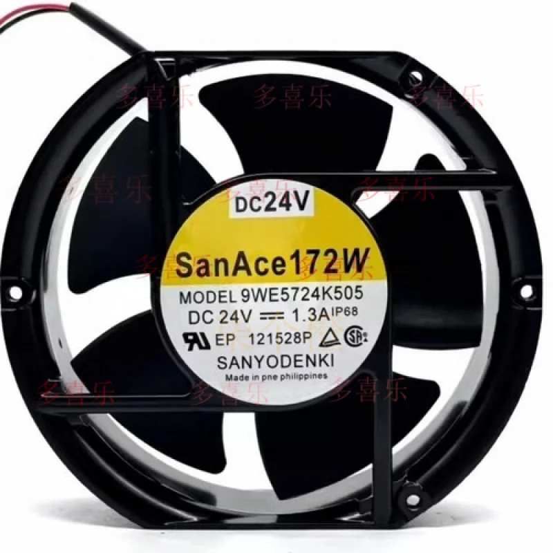 

EE for SANYO 9WE5724K505 17251 DC24V 1.3A 17CM Large Airflow Cooling Fan