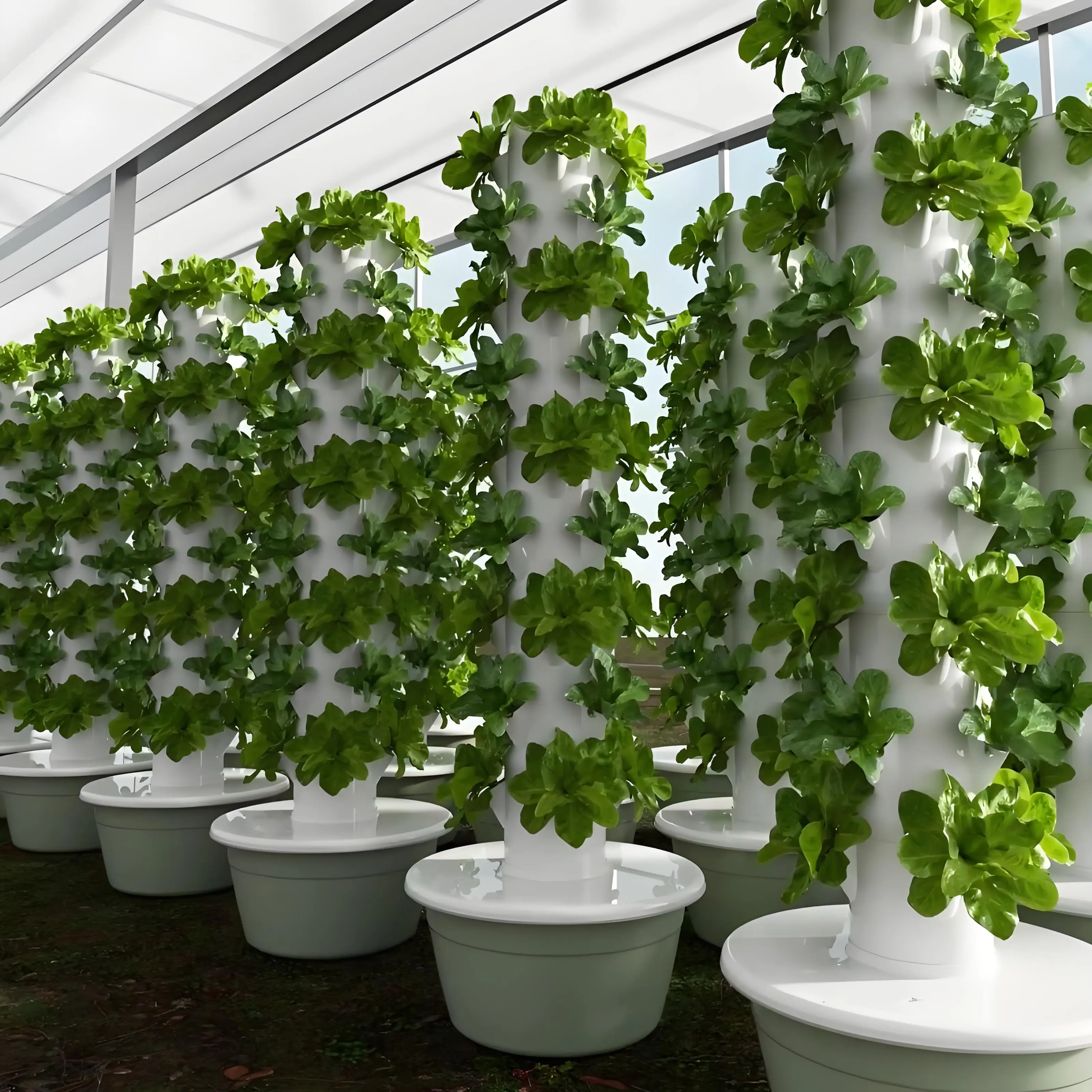 Smart Vertical Hydroponic Pump – Compact Indoor Home Vegetable Growing Kit with Timed Water Circulation